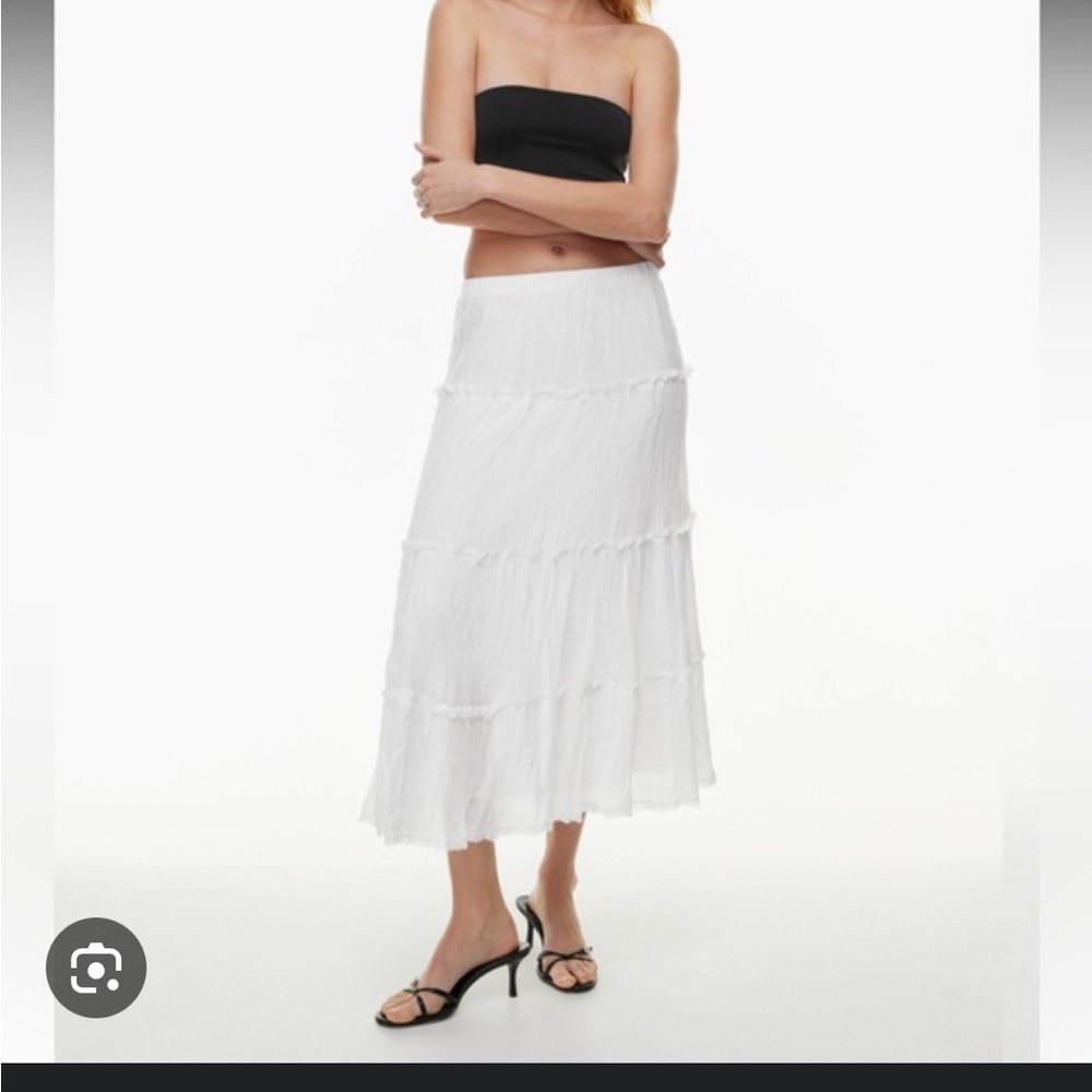 ARITZIA WILFRED Damasque tiered skirt